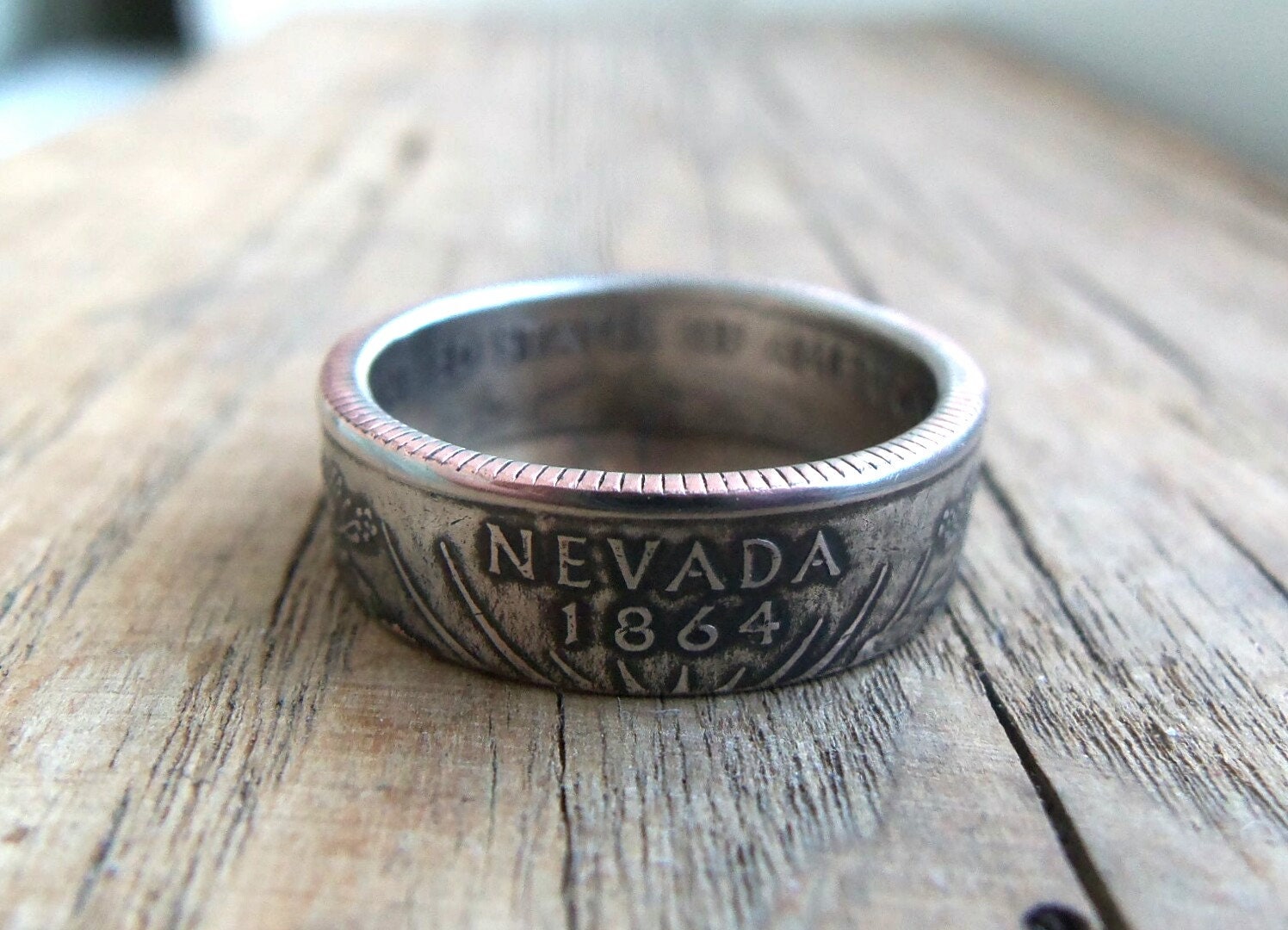 ネバダ州クォーターコインリング（米国） - Etsy 日本