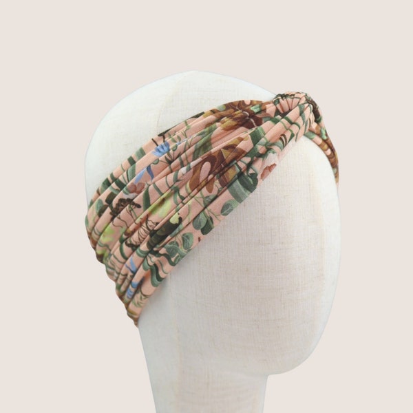 Breites Haarband mit Muster, Breites Haarband, Bandeau, Headwrap, Hairband, Bandana, Haarband, Stirnband, Boho Haarband, Haaraccessoire