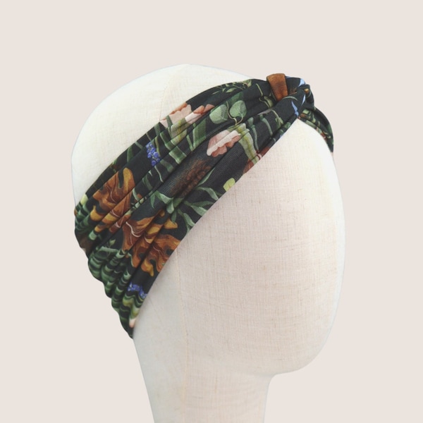 Haarband mit Muster, Breites Haarband, Bandeau, Headwrap, Hairband, Bandana, Haarband, Stirnband, Boho Haarband, Haaraccessoire