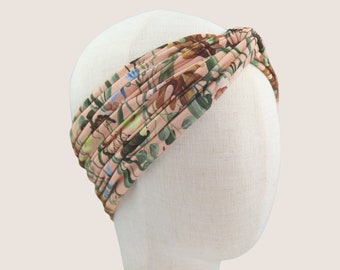 Breites Haarband mit Muster, Breites Haarband, Bandeau, Headwrap, Hairband, Bandana, Haarband, Stirnband, Boho Haarband, Haaraccessoire