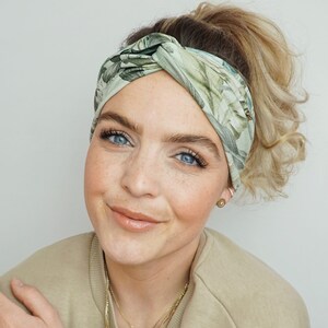 Haarband Headband Headwrap Hairband Turban Haarband Stirnband Boho Haarband trendy Frisur Haarband für Damen Haarausfall Haarbänder Trend Bild 2