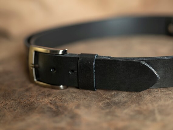 shiny black belt