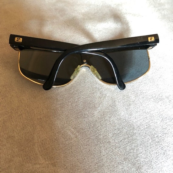 Vintage Courrèges Space Age Black Sunglasses Mode… - image 3