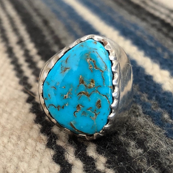 Navajo Johnny Pablo Men’s Ring//Vintage Native Am… - image 2