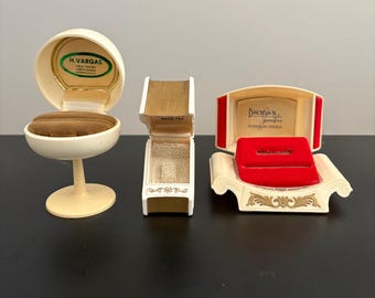 Art Deco Celluloid Ring Box/Vintage Ring Presentation Box/Ring Proposal Box, Jewelry Display Box