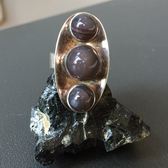 Purple Dream Agate!! Rare Vintage Native American Navajo Sterling Silver Bracelet Old Purple Dream Agate!! Rare Vintage Native American Navajo Sterling Silver Bracelet Old