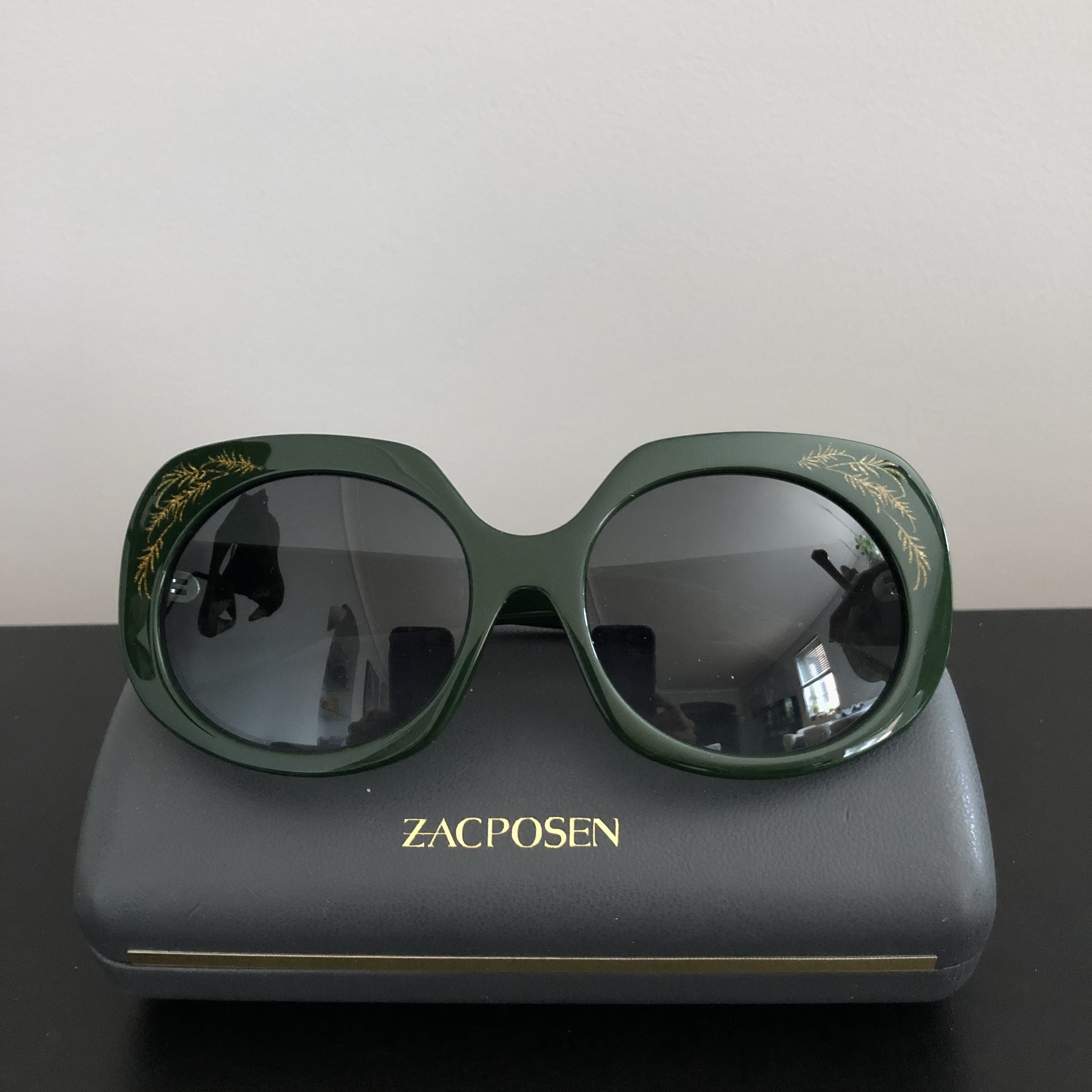Couture Zac Posen Dovima Sunglasses/designer Eyewear  display picture 2