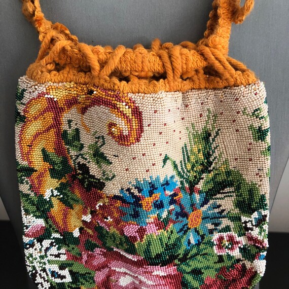 Antique beaded deals bags