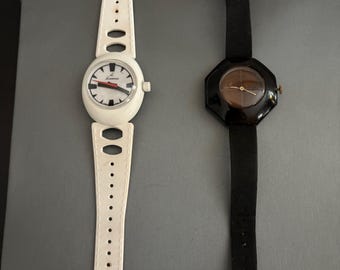 Vintage Swiss Made Lucite Manual Wind Watch, Lausanne Swiss Wristwatch, Vintage Mod Pop Watch 1960s-1970s