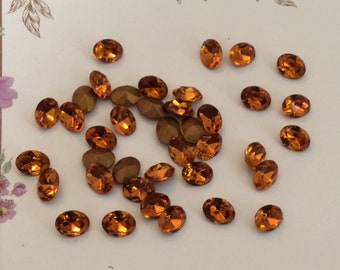 Swarovski #4130/2 Oval rhinestone 8x6mm Pack of 8 REPAIR CRAFT Colour Options