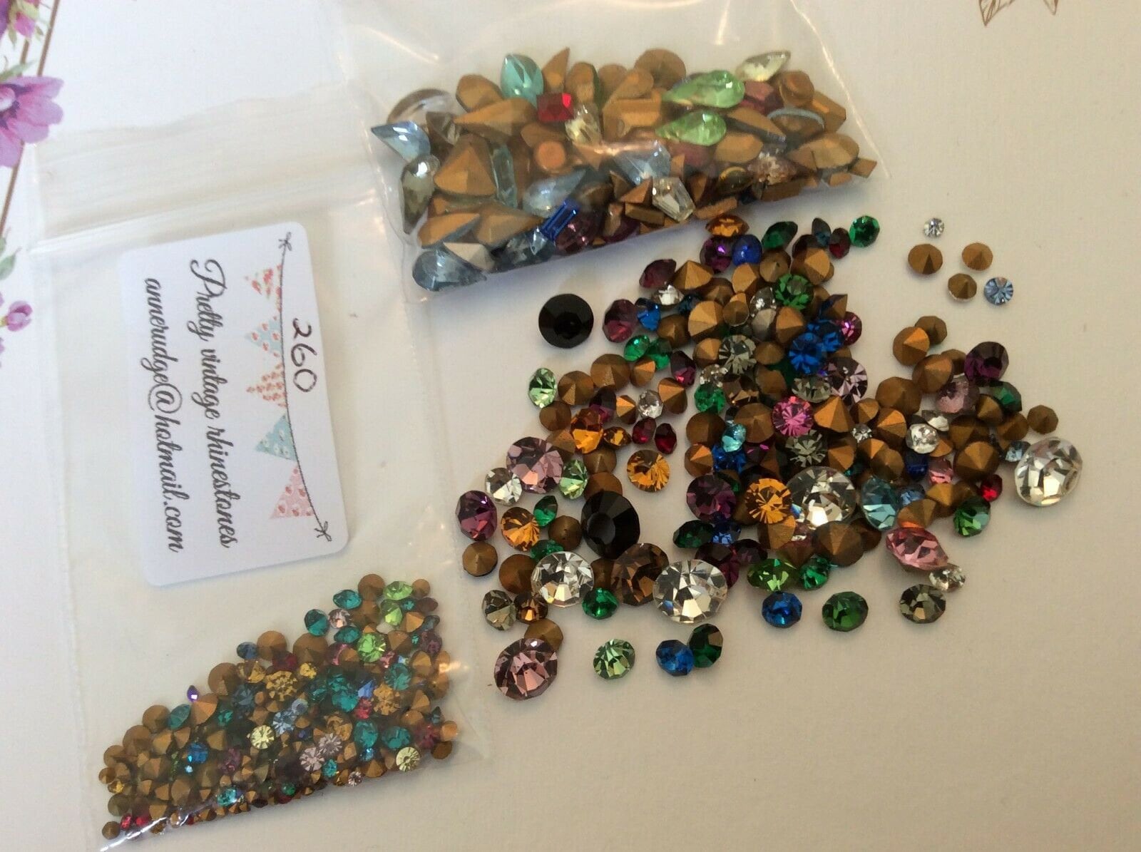 Over 450PCS Size 30 Bedazzler Rhinestone Refills 10 Colors 7mm Rhinestone  Studs Kit 