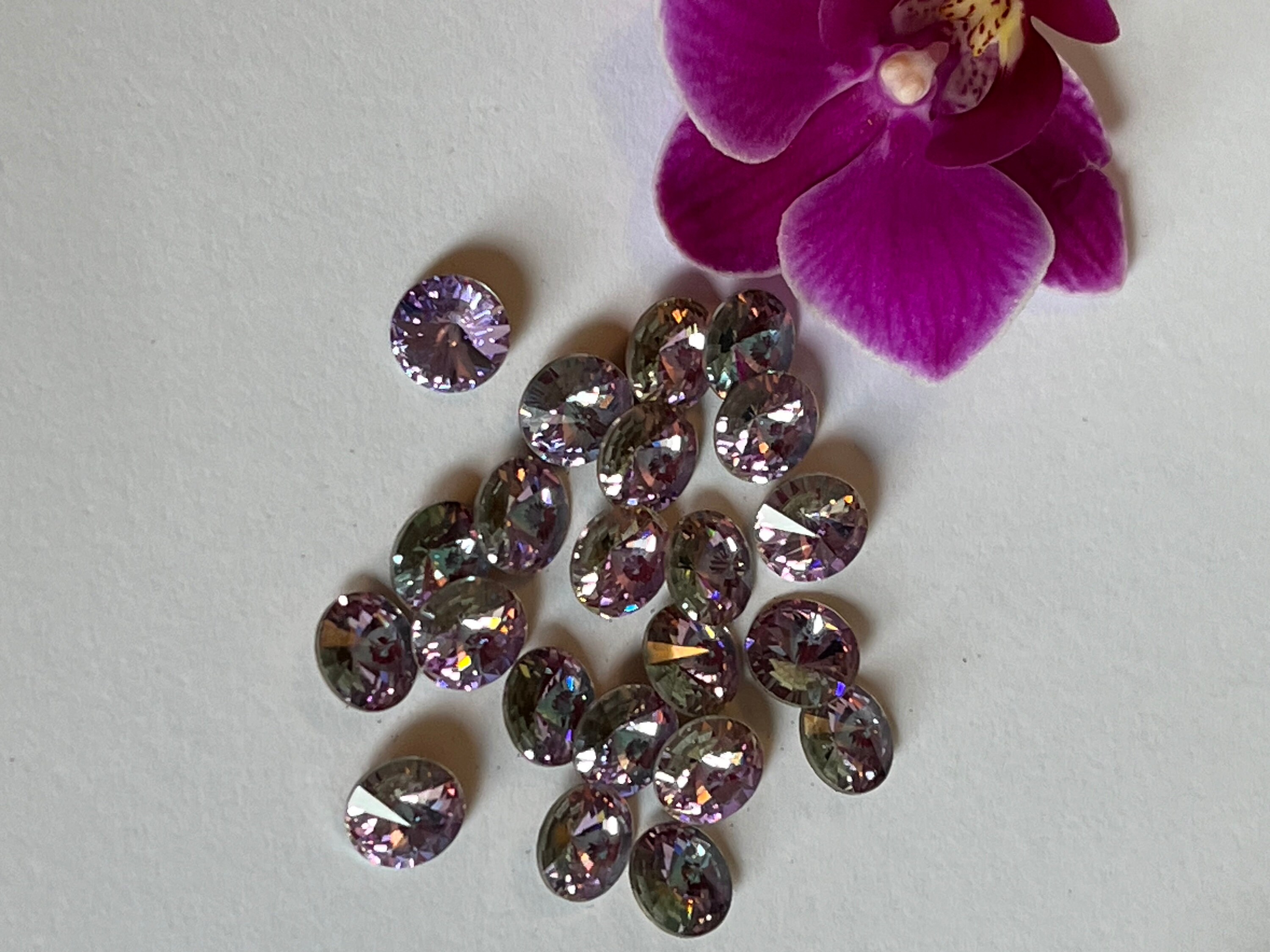 Swarovski 1122 Rivoli Rhinestone 34ss 7mm Vitrail Light Pack