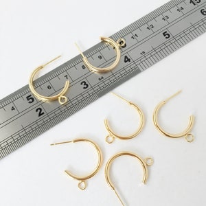 Gold plated shop hoop earrings wholesale