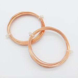 1mm Non Tarnish Copper Wire Round Non Tarnish Copper Wire Tarnish Resistant Jewellery Wire Copper Wire (3031)