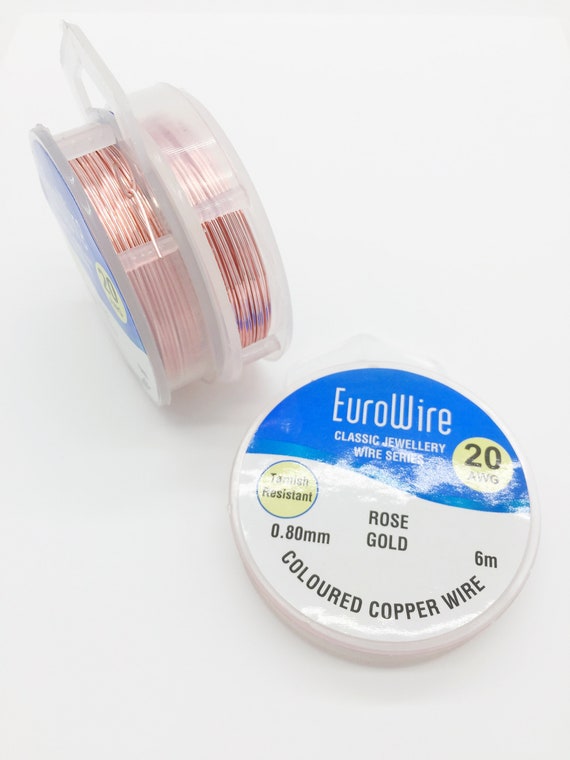 20 Gauge Copper Wire, Non Tarnish, 0.8mm Copper Wire, 6 Metres