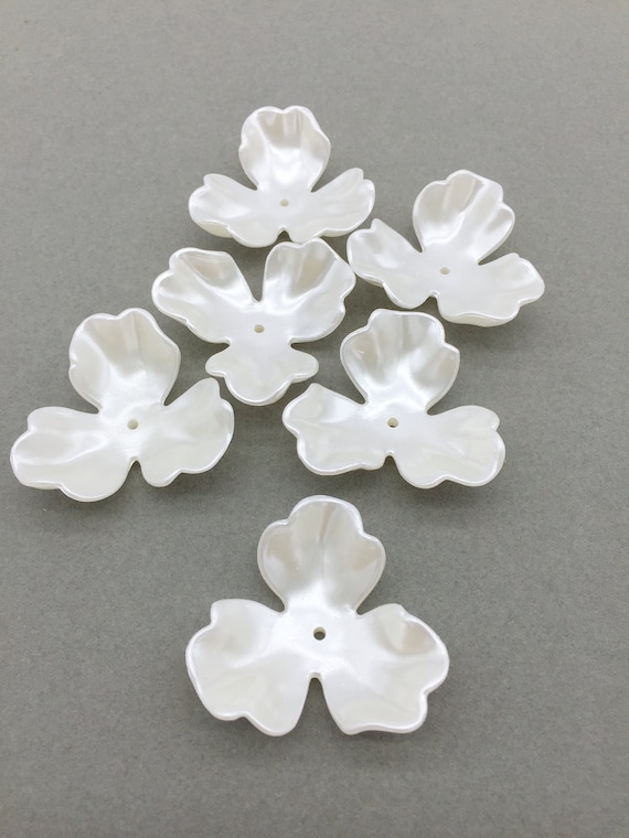 100 Pcs Acrylic Flower Beads For Jewelry Making - Mixed Color Spacer Beads For Bracelets & Necklaces