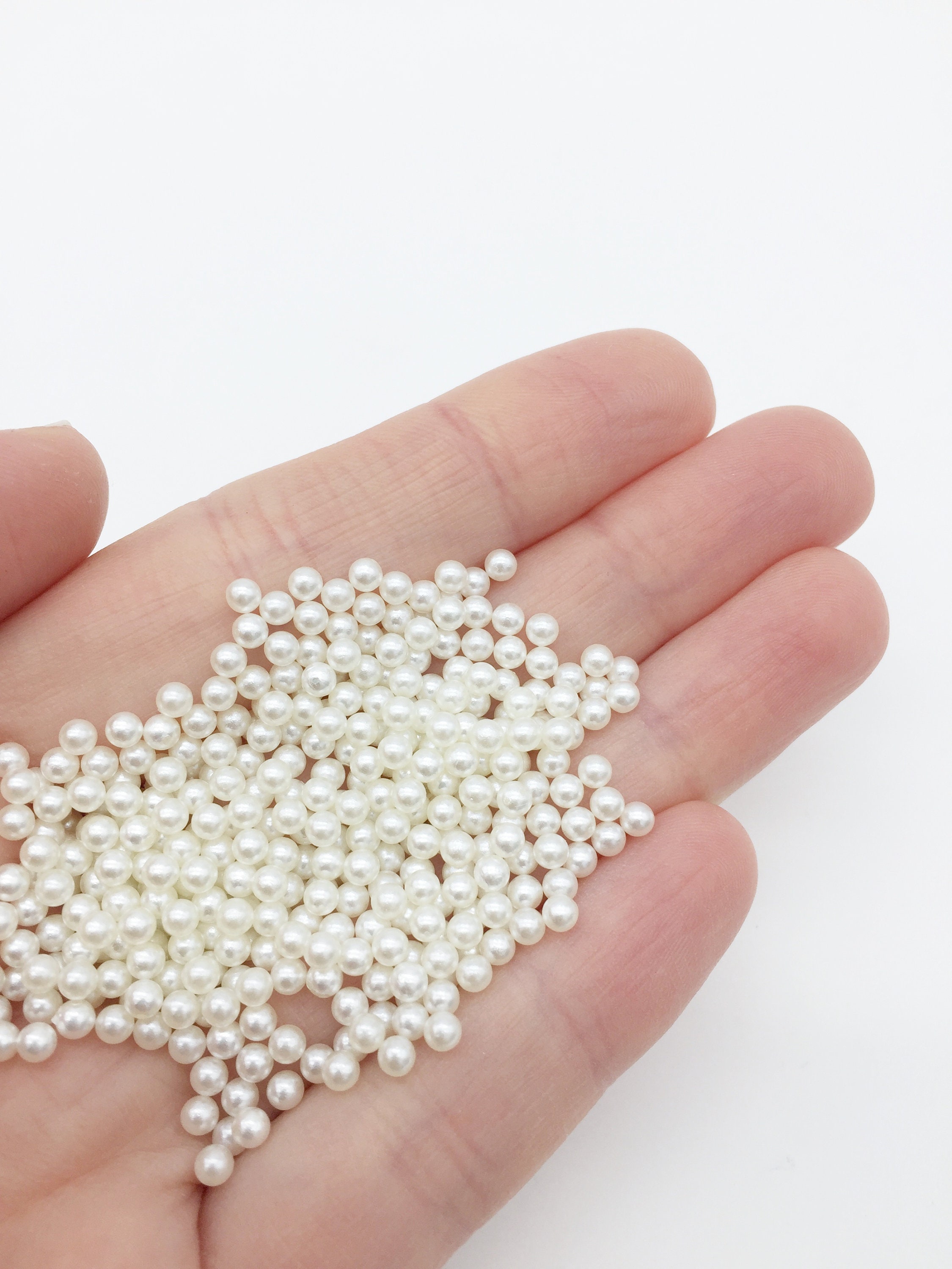 White - 10mm Pearl Beads – Craft Store of India