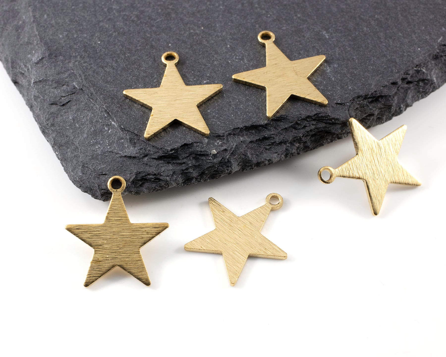 10pcs Brass Charms - Star Animal Shapes For Jewelry Making DIY Crafts