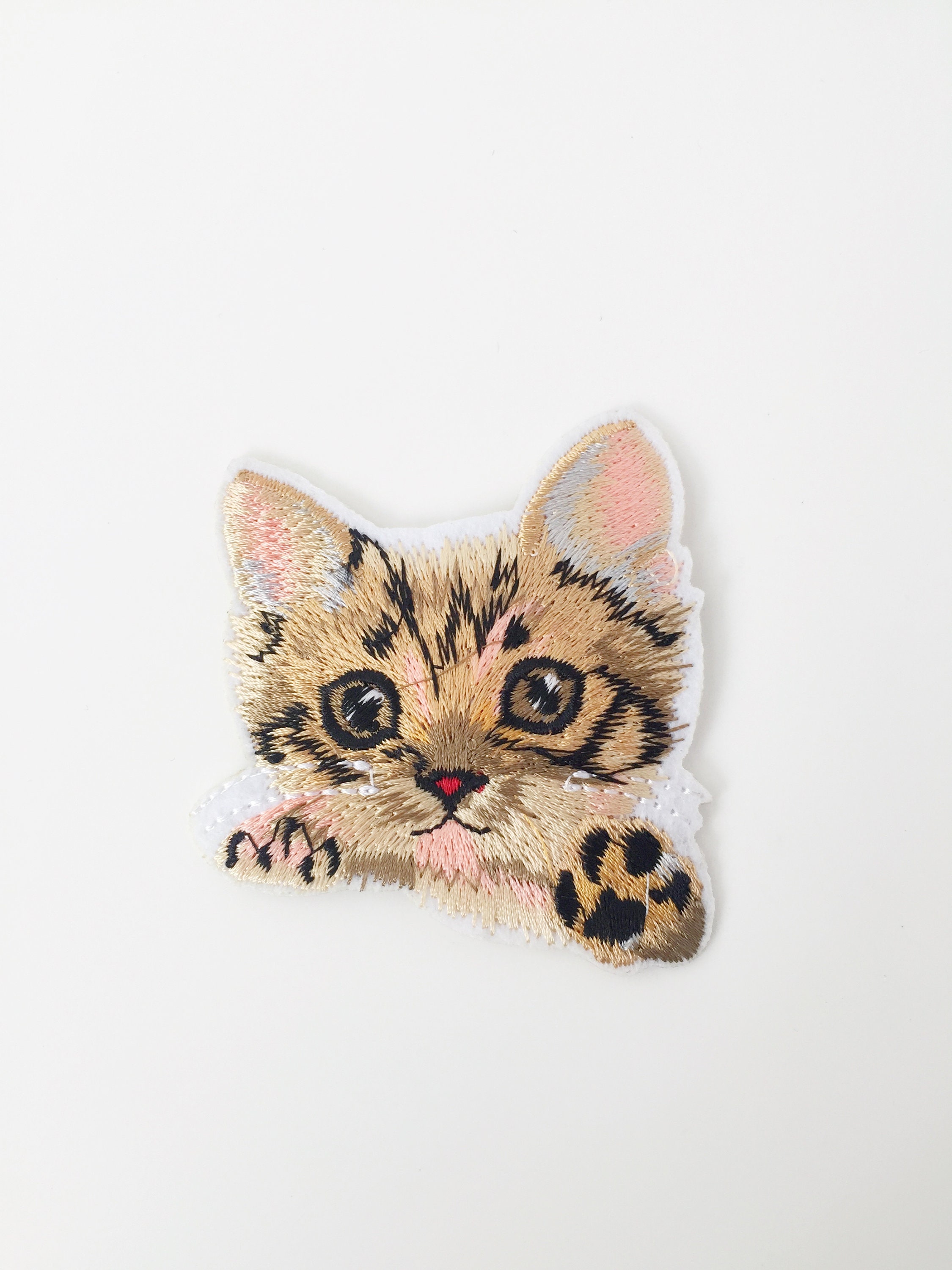 AHYONNIEX Cute Embroidery Cat Patch