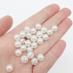 150 X 5mm Pearl Beads Ivory Pearls Freshwater Pearl Imitation