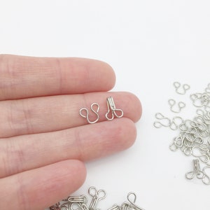 40 x Sewing Hook and Eye Closures for DIY Clothing Bra Sewing (0070)