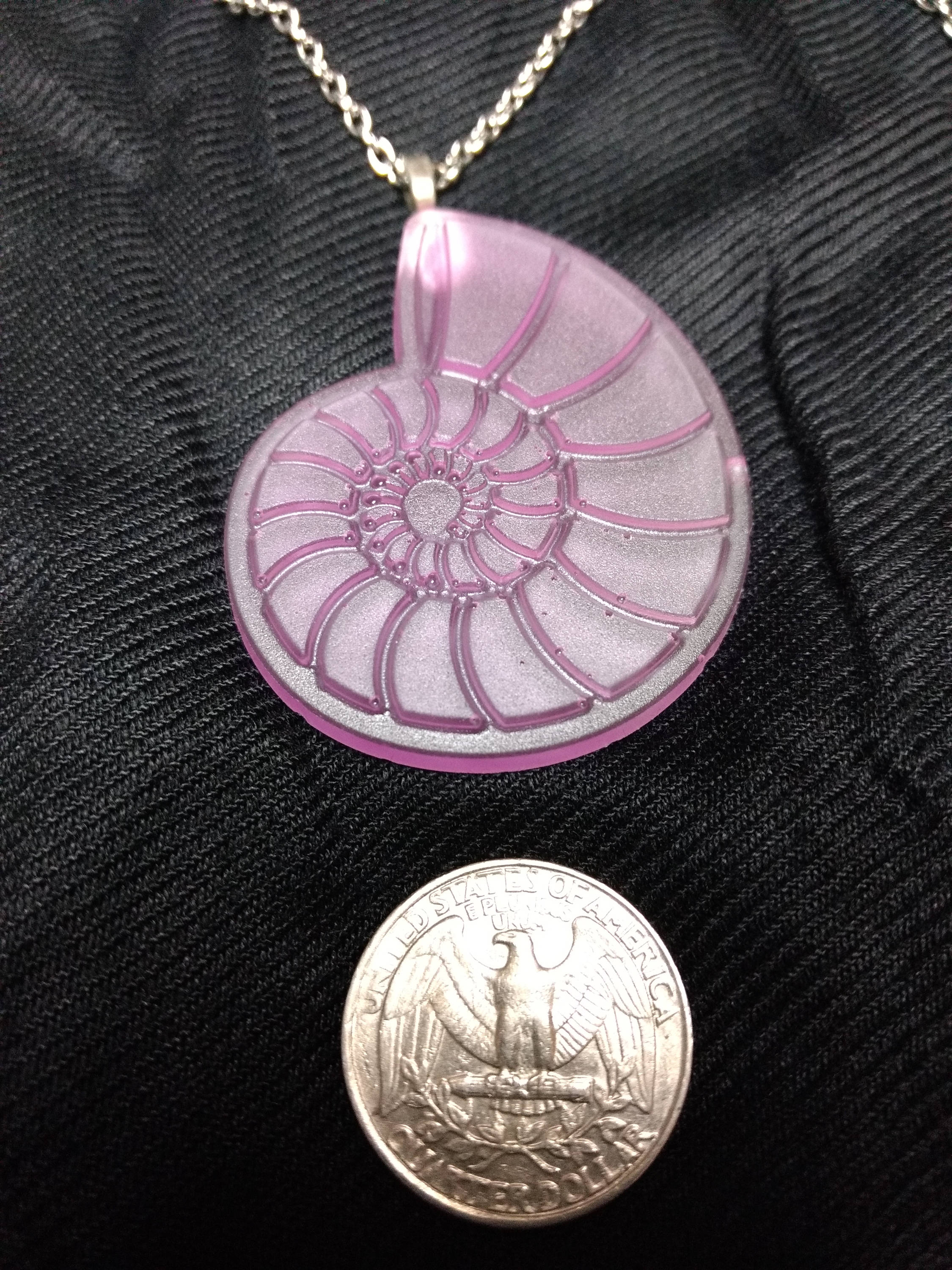 Spiral Shell Eleven Seal Life Charm Necklace main image 0