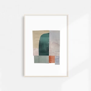 PALO COLLAGE | Abstract Printable | Digital Download | Modern Art | Minimalist Art | Wall Decor Art | Digital Prints