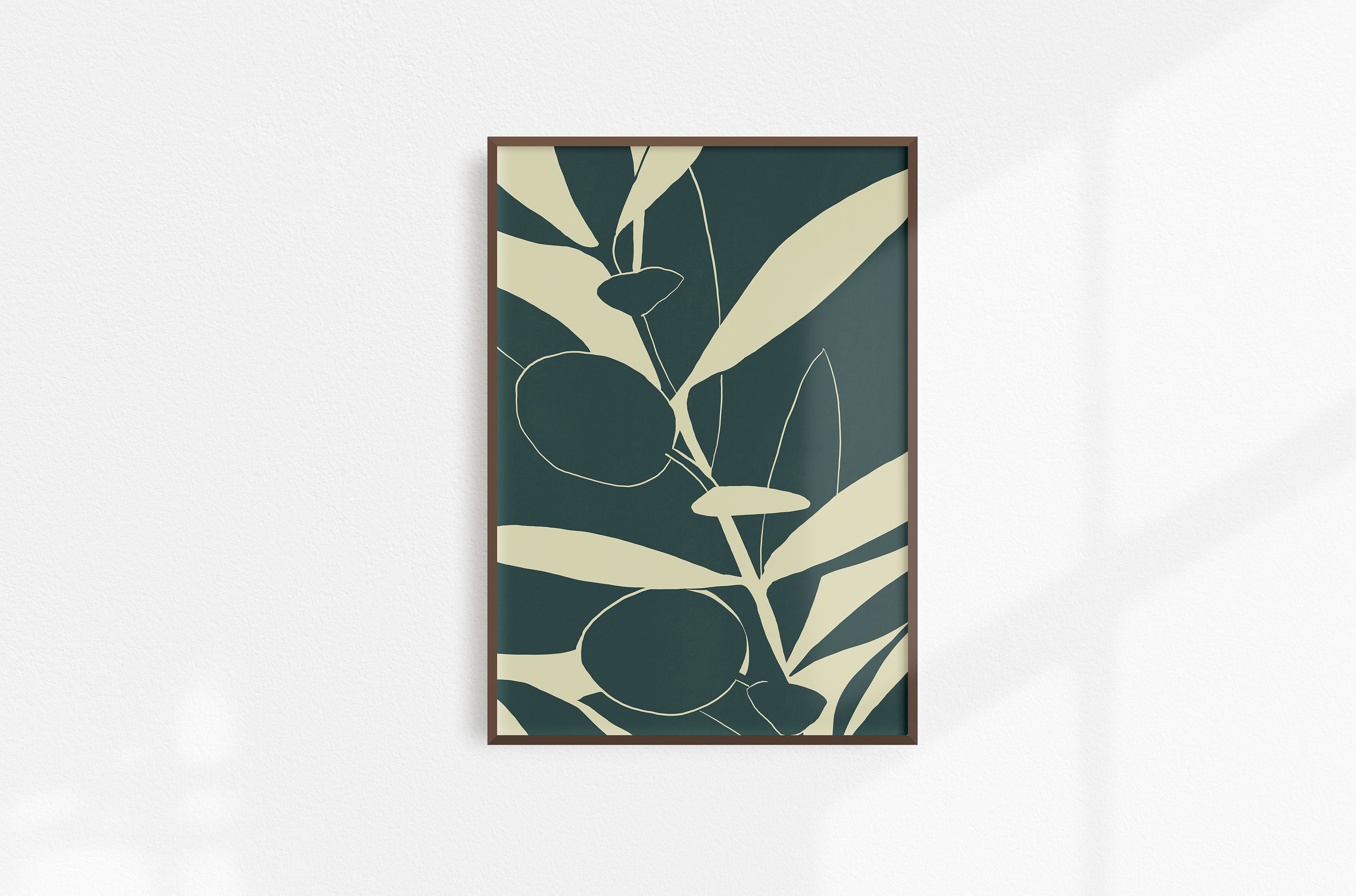 OLIVE BRANCH ABSTRACT Art Print Digital Download | Etsy