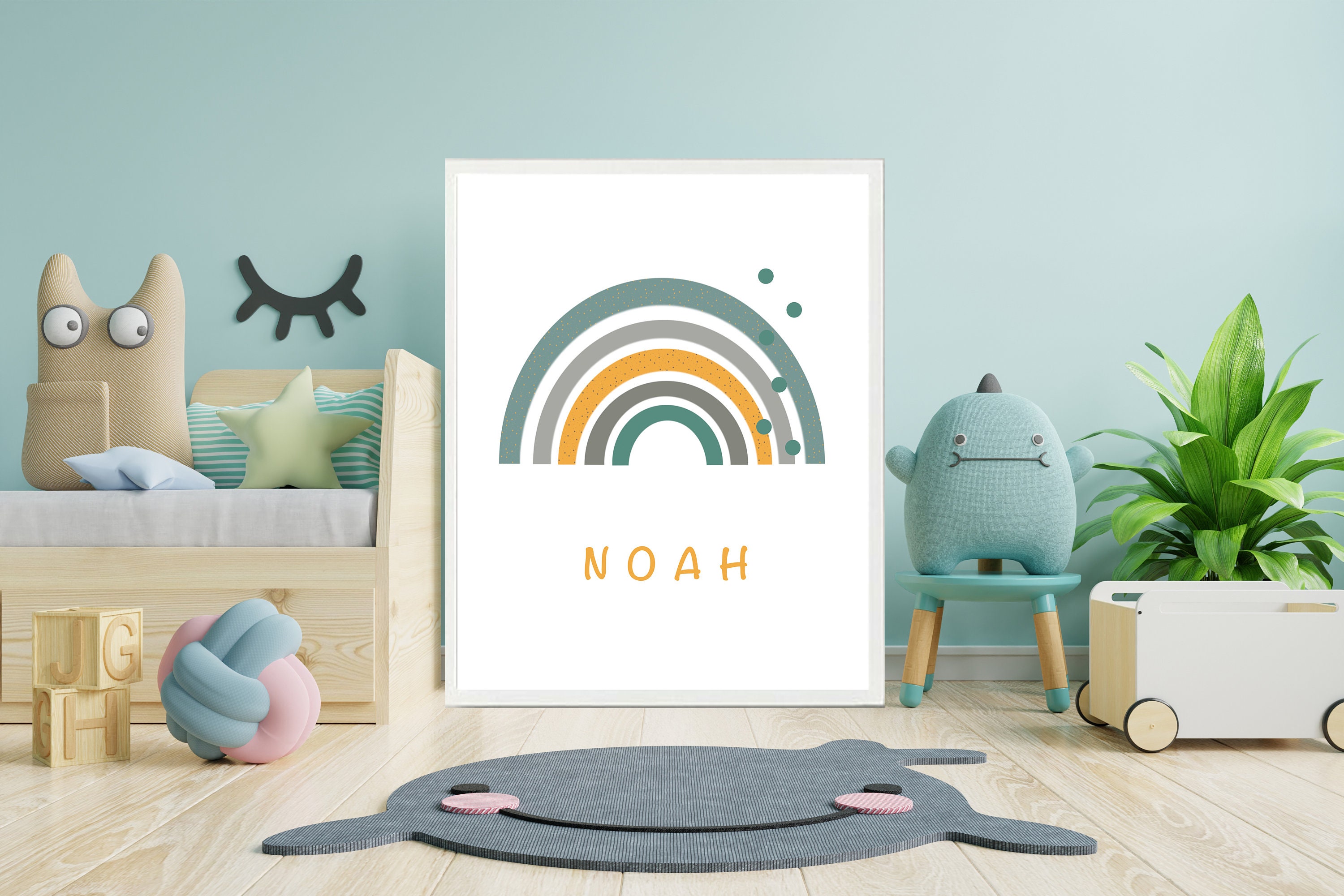 Regenbogen-Kinder Regenbogen-Zimmer Baby-Zimmer-Dekor | Etsy