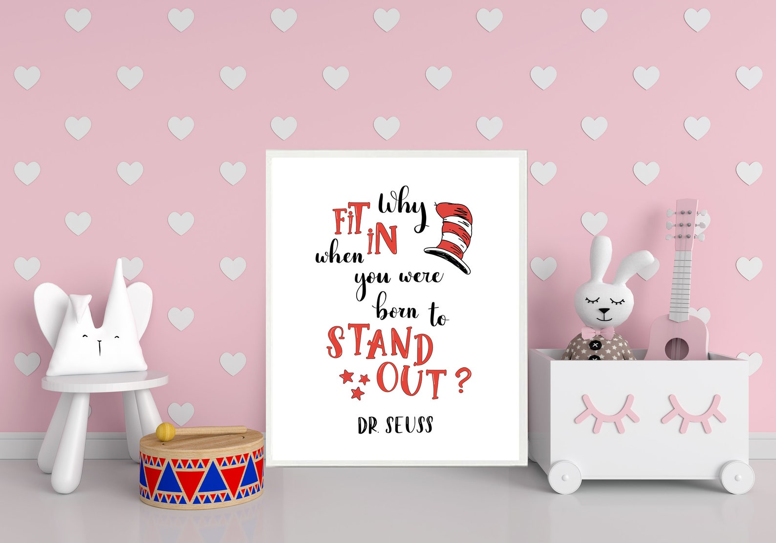 Seuss Wall Art Seuss Book Quote inspirational wall art | Etsy