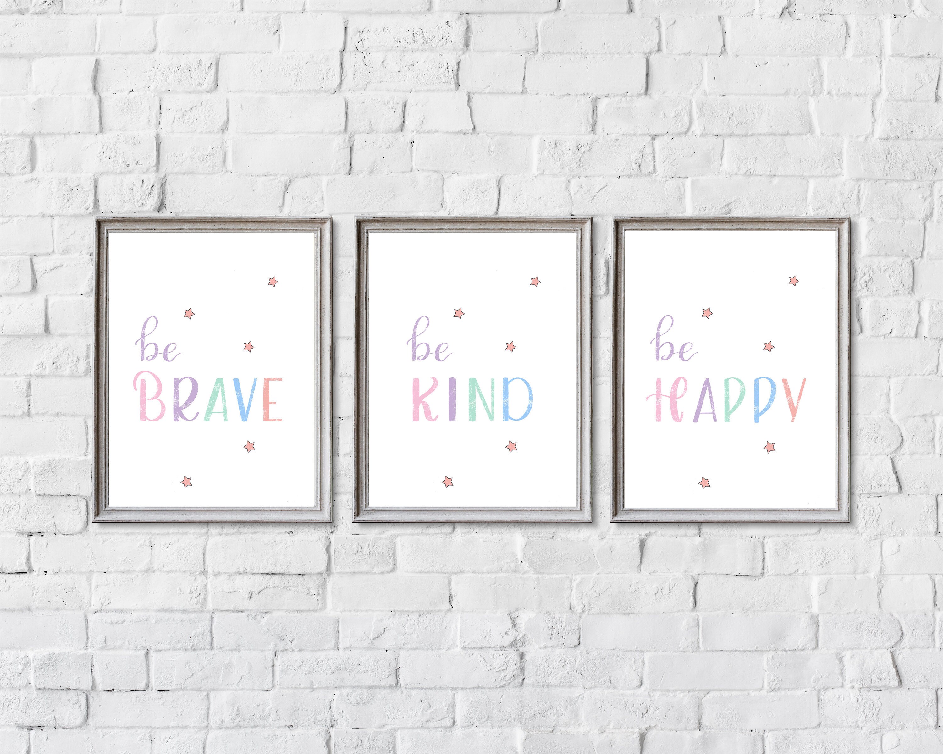 Set von 3 inspirierende Zitate für Kinder positive Zitate Etsy