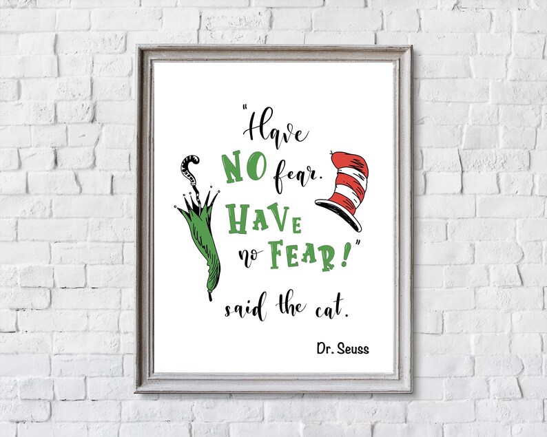 Dr Seuss Printable Dr Seuss Wall Art Seuss Book Quote Dr | Etsy Singapore