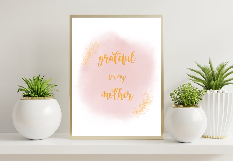 Mom Mother Motivational Wall Decor Mother's Day Gift Etsy