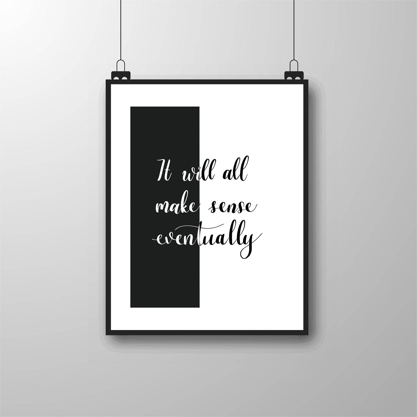 Black White Wall Art Chic Black and White Wall Art Etsy