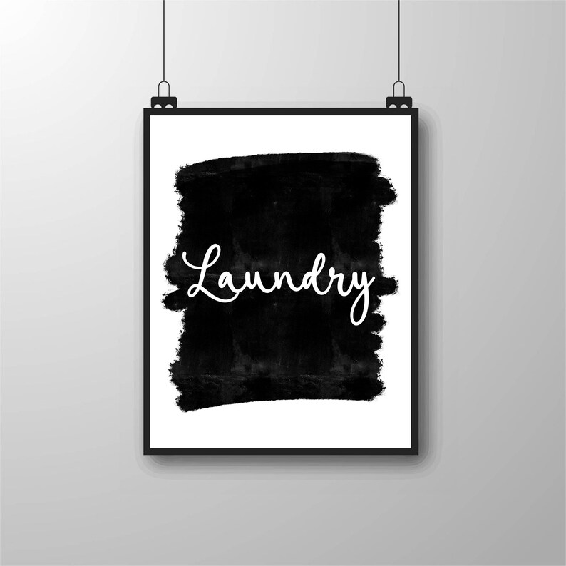 Printable Laundry Room Wall Decor Laundry Sign Laundry Etsy