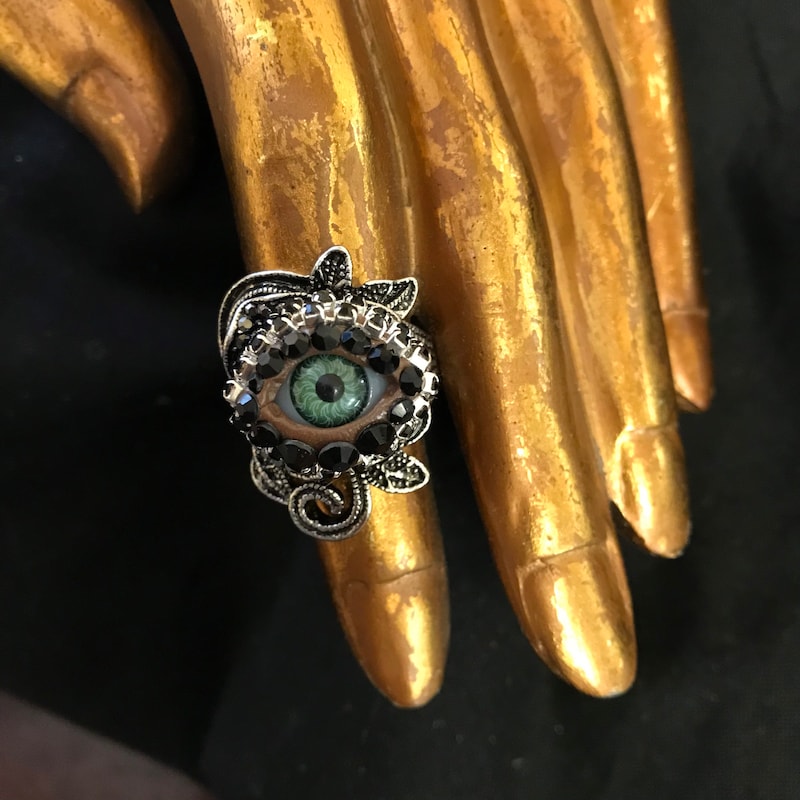 Eyeball Rings Assorted Colours and Sizes main image 0
