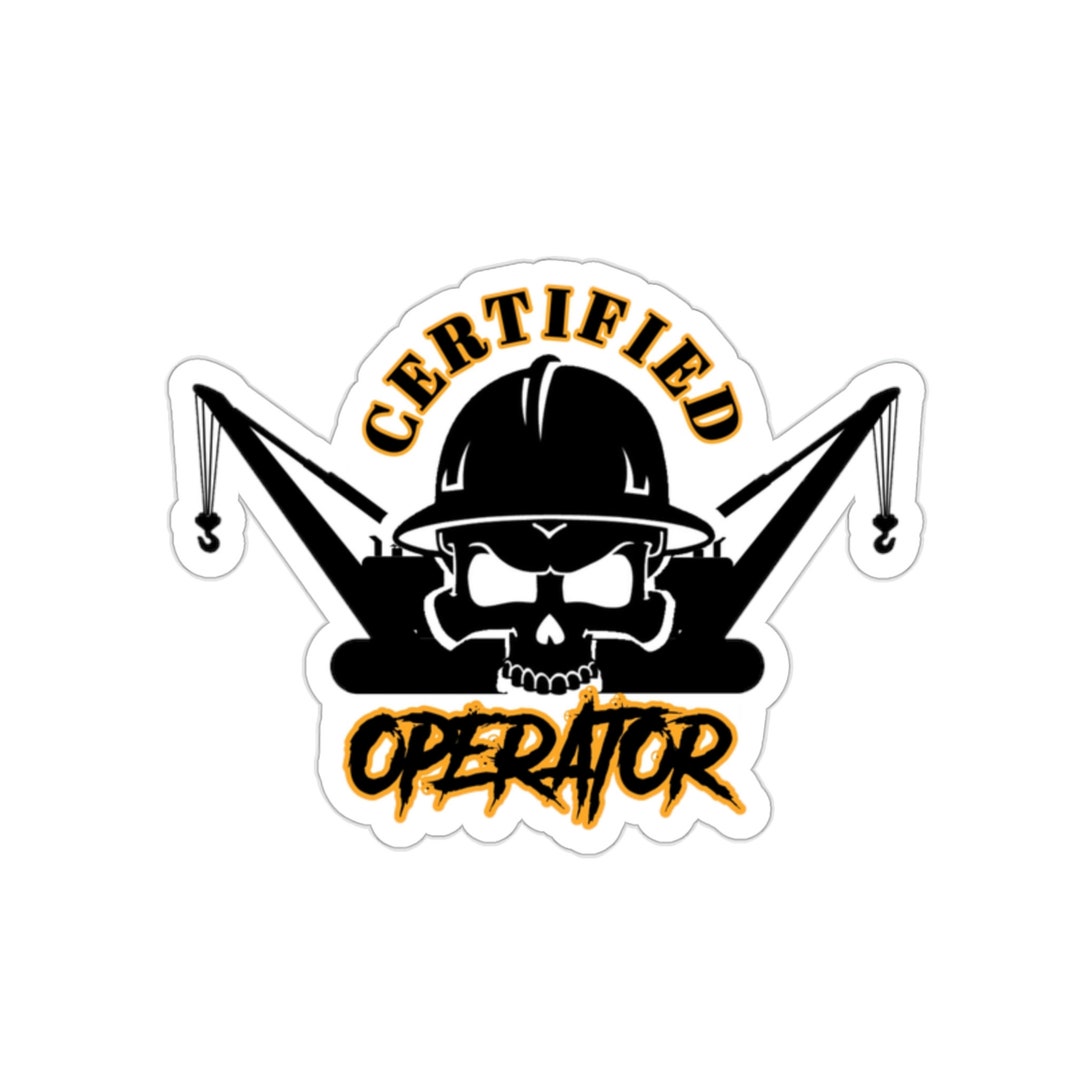 Operator Skull Hard Hat Sticker Gift for Husband Boyfriend - Etsy