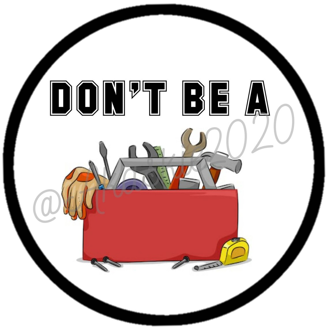 Funny Gift Hard Hat Waterproof Sticker Decal Vinyl Don't Etsy