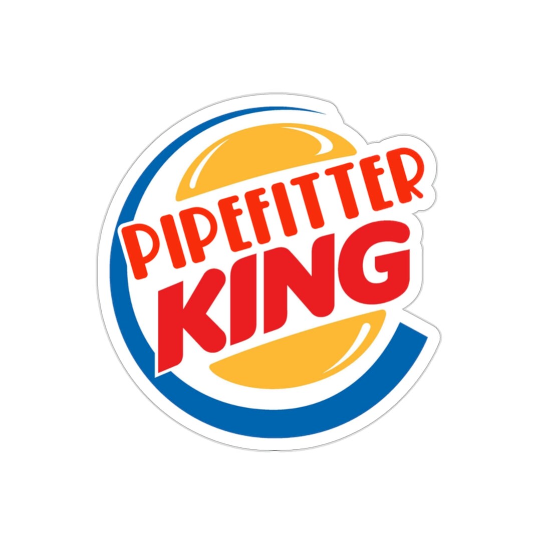Pipefitter King Hard Hat Sticker Decal Waterproof Gift for Etsy