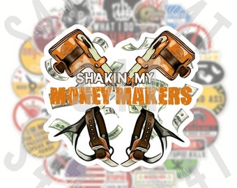 Lineman Money Makers Hard Hat Sticker Funny Gift for Husband Boyfriend Crew Journeyman