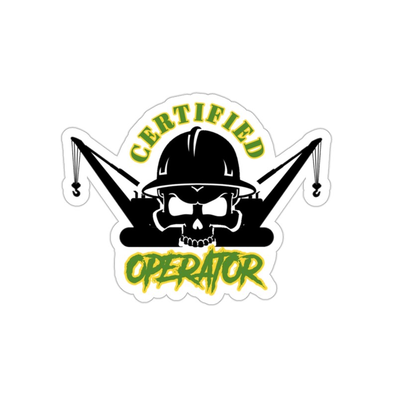 DANGER Beware Of The Union Laborer Skull Hard Hat Sticker - BIKERSTUFFUS