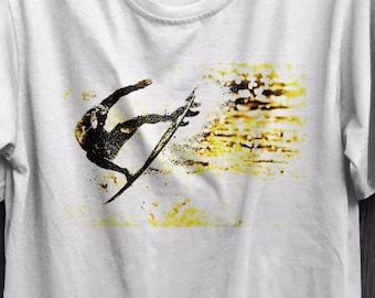 Surf Art T-Shirt: Surfing Graphic Tee - Surfer Shirt