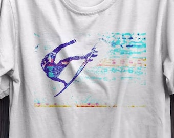 Surf Art T-Shirt: Unisex Graphic Tee - Surf Blotter