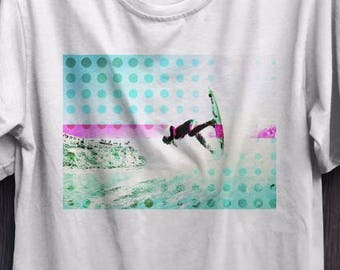 Surf Art T-Shirt: Unisex Surfer Graphic Tee
