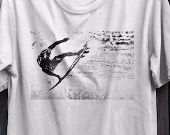 Surf Art T-Shirt: Surfer Shirt for Men Surfing Graphic Tee