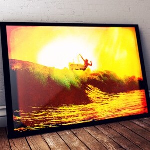 Framed Print Surf Art Photography, Original Surf Art and Surfer Gifts