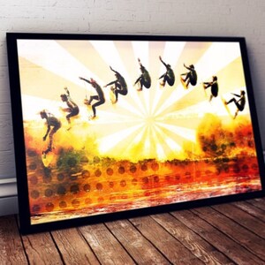 Framed Print Surf Art Photography, Original Surf Art and Surfer Gifts