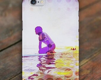 サーフアートのスマホケース：iPhone、Samsung、Pixel用サーファーギフト
