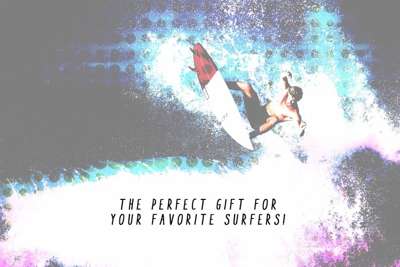 Beach Towel Cool Surf Art Surfer Beach Towel Boy Surf Gift Etsy