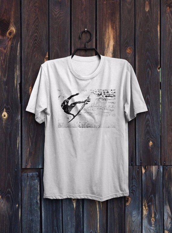 Surf Art T-Shirt: Surfer Shirt for Men Surfing Graphic Tee